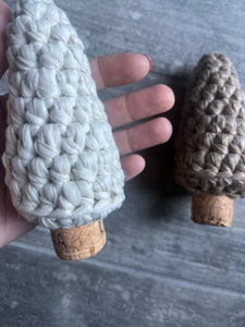 Hygge Mini Crochet Cork Christmas Trees