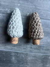 Load image into Gallery viewer, Hygge Mini Crochet Cork Christmas Trees