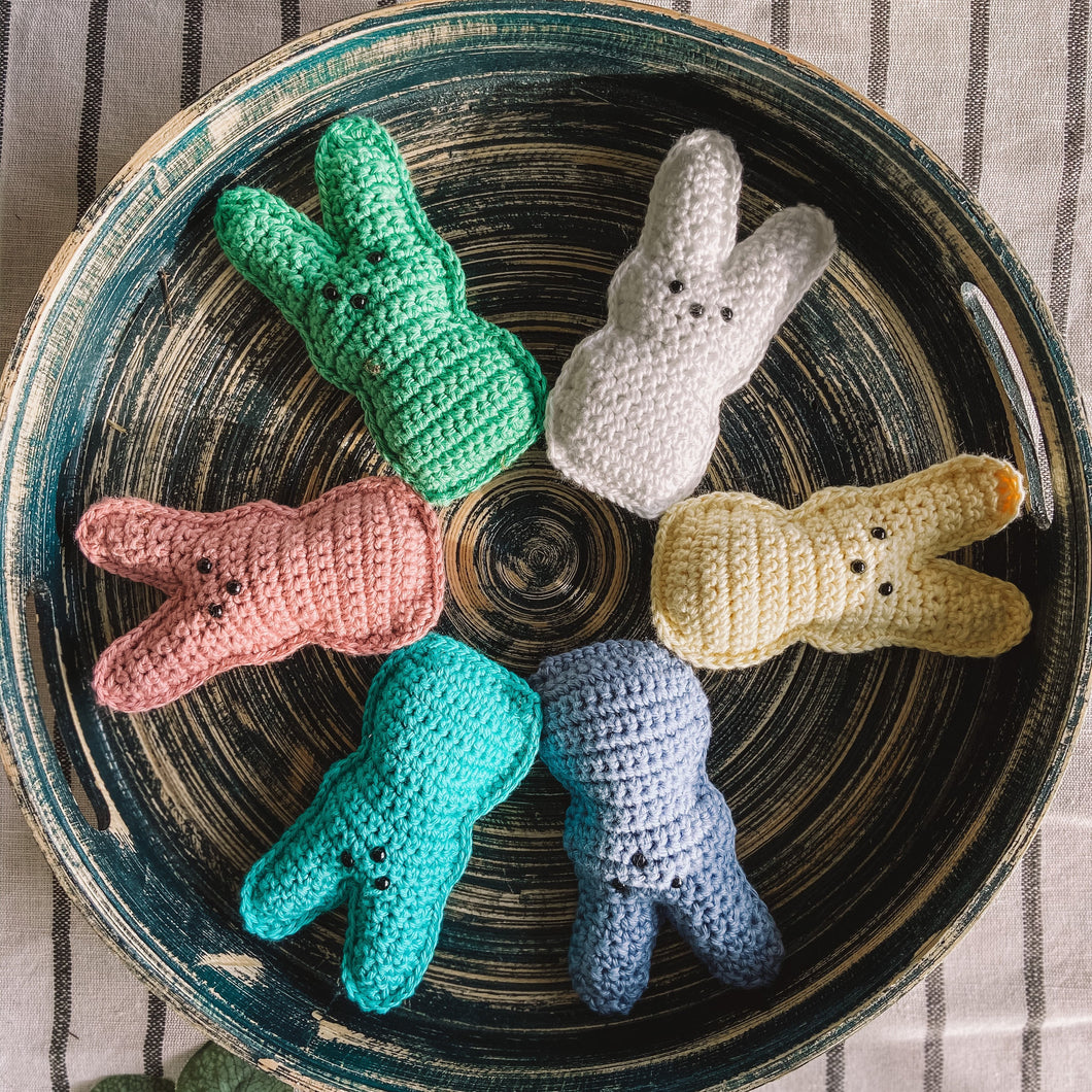 Crochet Easter Bunny Peeps
