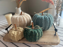 Load image into Gallery viewer, Vintage Crochet Pumpkins