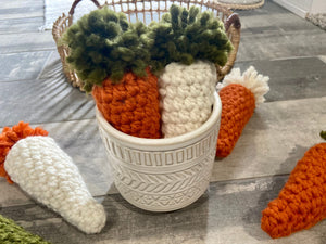 Farmhouse Crochet Carrots