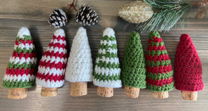 Vintage Mini Crochet Christmas Tree