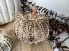 Load image into Gallery viewer, Hygge Fall Crochet Pumpkins