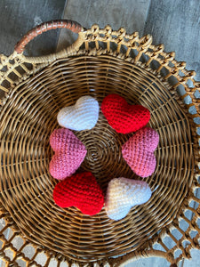 Crochet Valentine’s Day Hearts