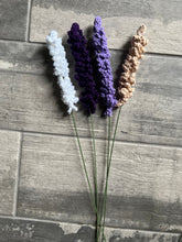Load image into Gallery viewer, Crochet Lavender Sprigs