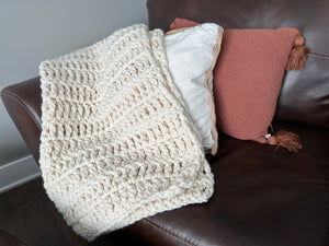 Homey Chunky Crochet Blanket