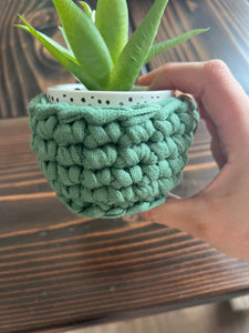 Mini Boho Crochet Basket