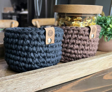 Load image into Gallery viewer, Boho Crochet Basket, Jar covers