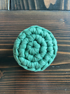 Mini Boho Crochet Basket