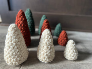 Tiered Chunky Crochet Christmas Tree